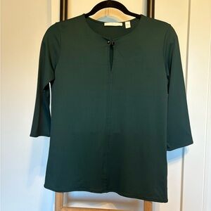 BOSS  - Women’s Dark Green Blouse, Mid-length Sleeves - XS Loose Fit